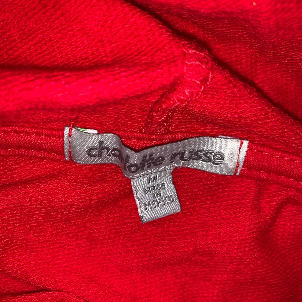 Boxy Red Hoodie - Picture 3 of 3